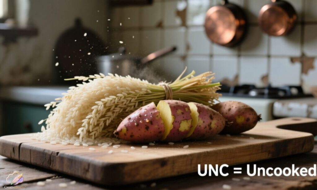 unc-uncooked