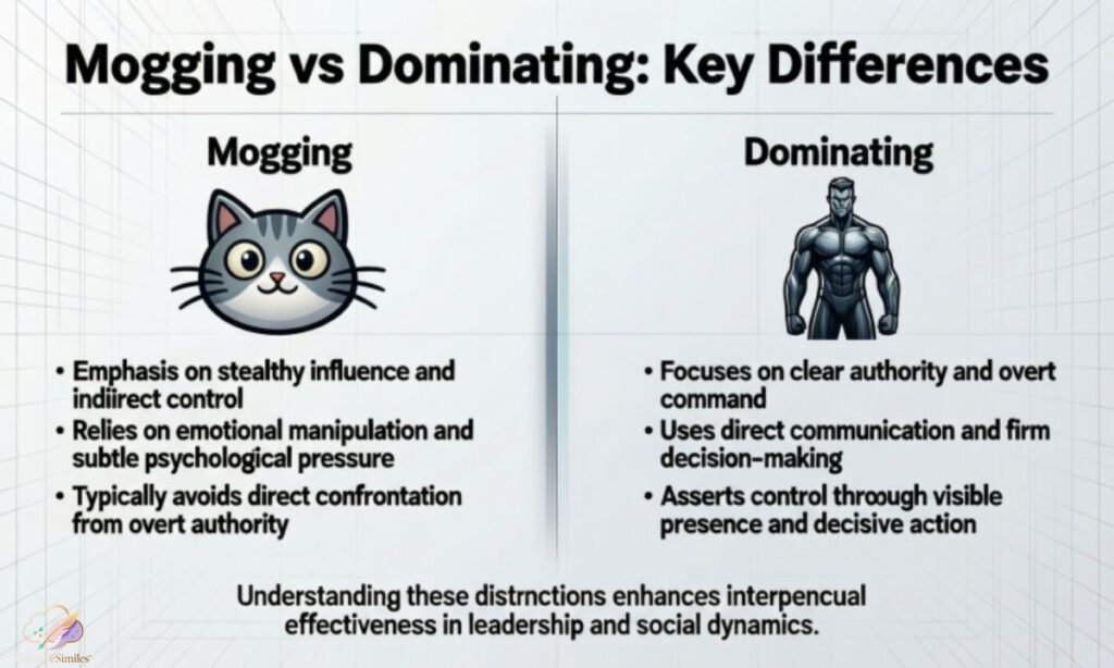 mogging-vs-dominating-key-differences
